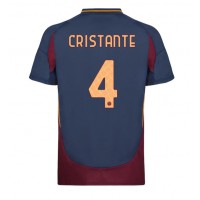 Camisa de Futebol AS Roma Bryan Cristante #4 Equipamento Alternativo 2024-25 Manga Curta